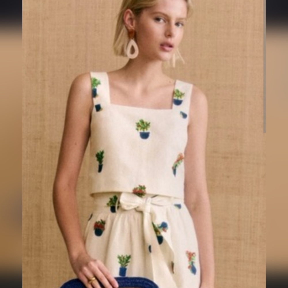 Sezane Marga Top - Sézane X Momonì Jardini - Size 4
